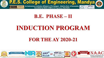 PESCE Student Induction Program Phase-II (Day-6)
