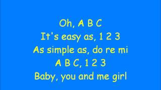 A B C by The Jackson 5 (Lyrics)