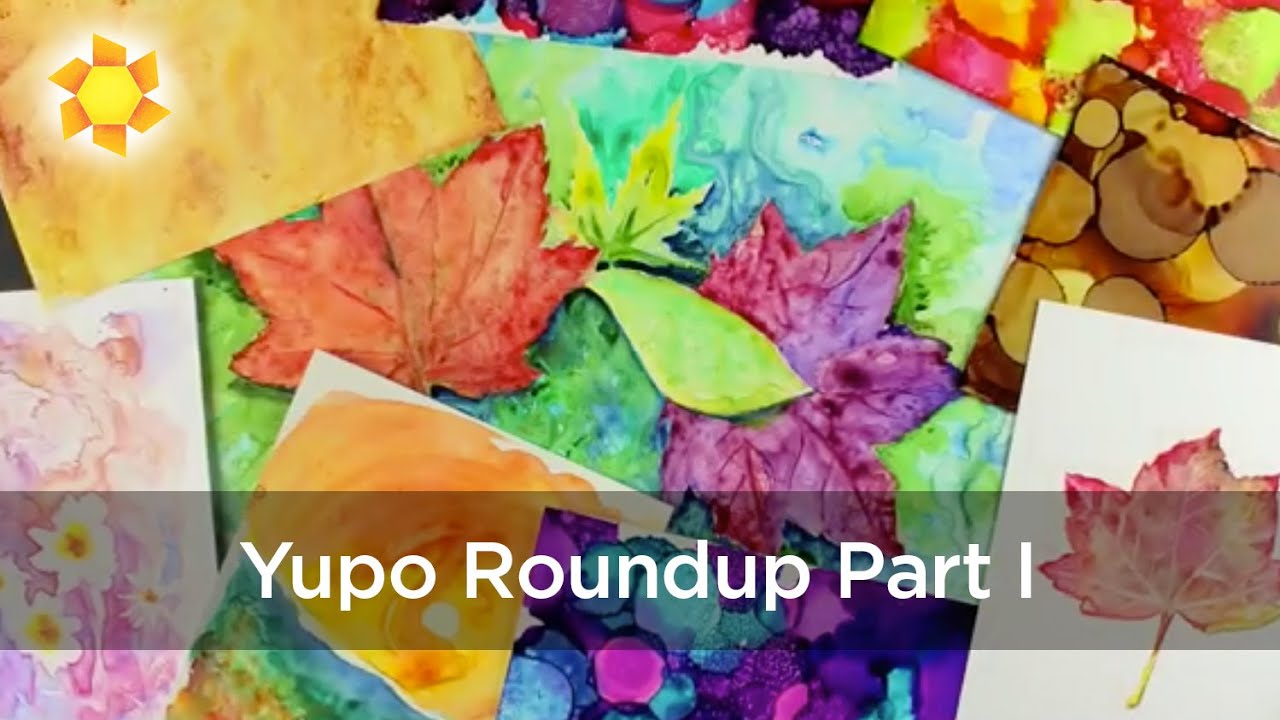 Yupo Paper Alternatives - How Alcohol Ink reacts on 5 different surfaces  compared to Yupo Paper 