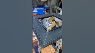 8cm Insert Panel Light Box Profile: Top-Opening, Bottom-Fixed Design 🔧✨#aluminumprofiles #shorts