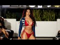 Miami Swim Week 2025 Model Nia Piedra Slow Motion 4K | Fusion Fashion | Capristan