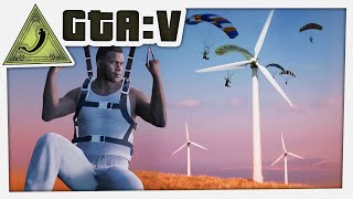 GTA 5 Funny Moments HARDEST PARACHUTE JUMP EVER
