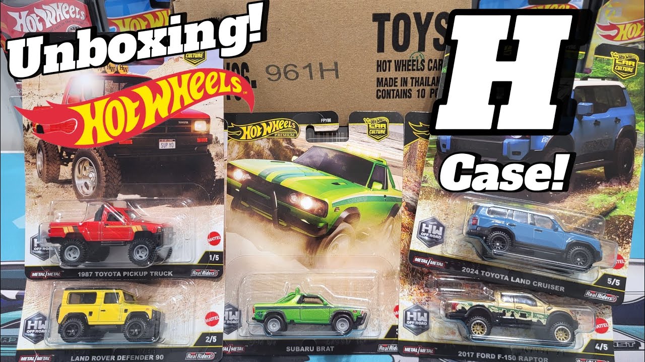 Unboxing Hot Wheels 2025 Car Culture H Case! Off-Road!