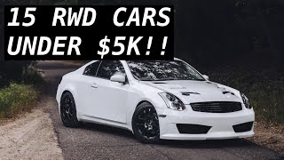 15 Best RWD Sports Cars For Less Than $5k! (For Car Guys)