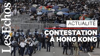 A Hong Kong, la population défie le régime de Pékin, la ville paralysée