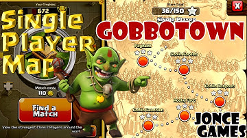 Clash of Clans Walkthrough: Single Player Map 12. Gobbotown