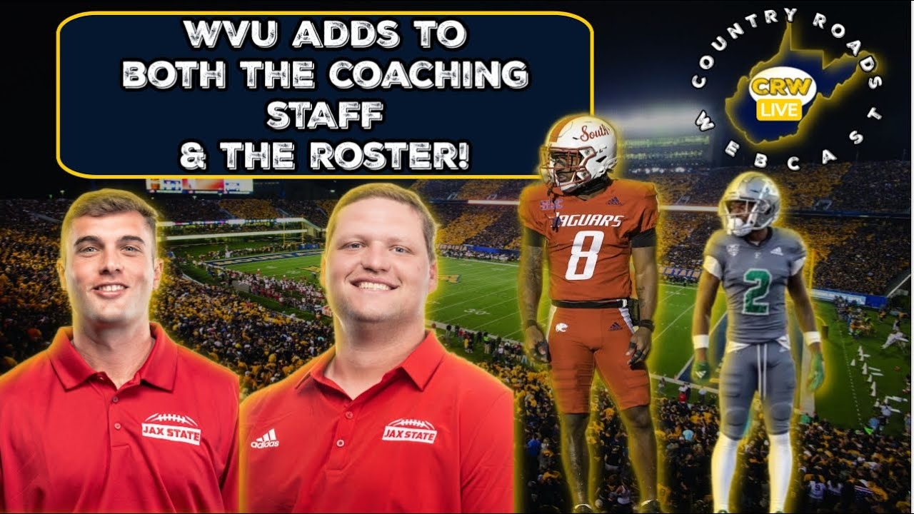 WVU Football Transfer Portal & Coaching Staff Updates | CRW Live 12/22 ...