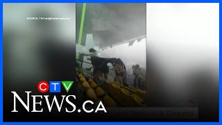 Storm wreaks havoc during Post Malone stadium concert
