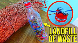 How to strip Copper wires with a plastic bottle | Quickly and without waste