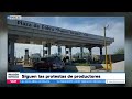 Continúan las protestas de productores en la autopista Mazatlán-Culiacán | Crystal Mendivil