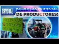 Continúan las protestas de productores en la autopista Mazatlán-Culiacán | Crystal Mendivil