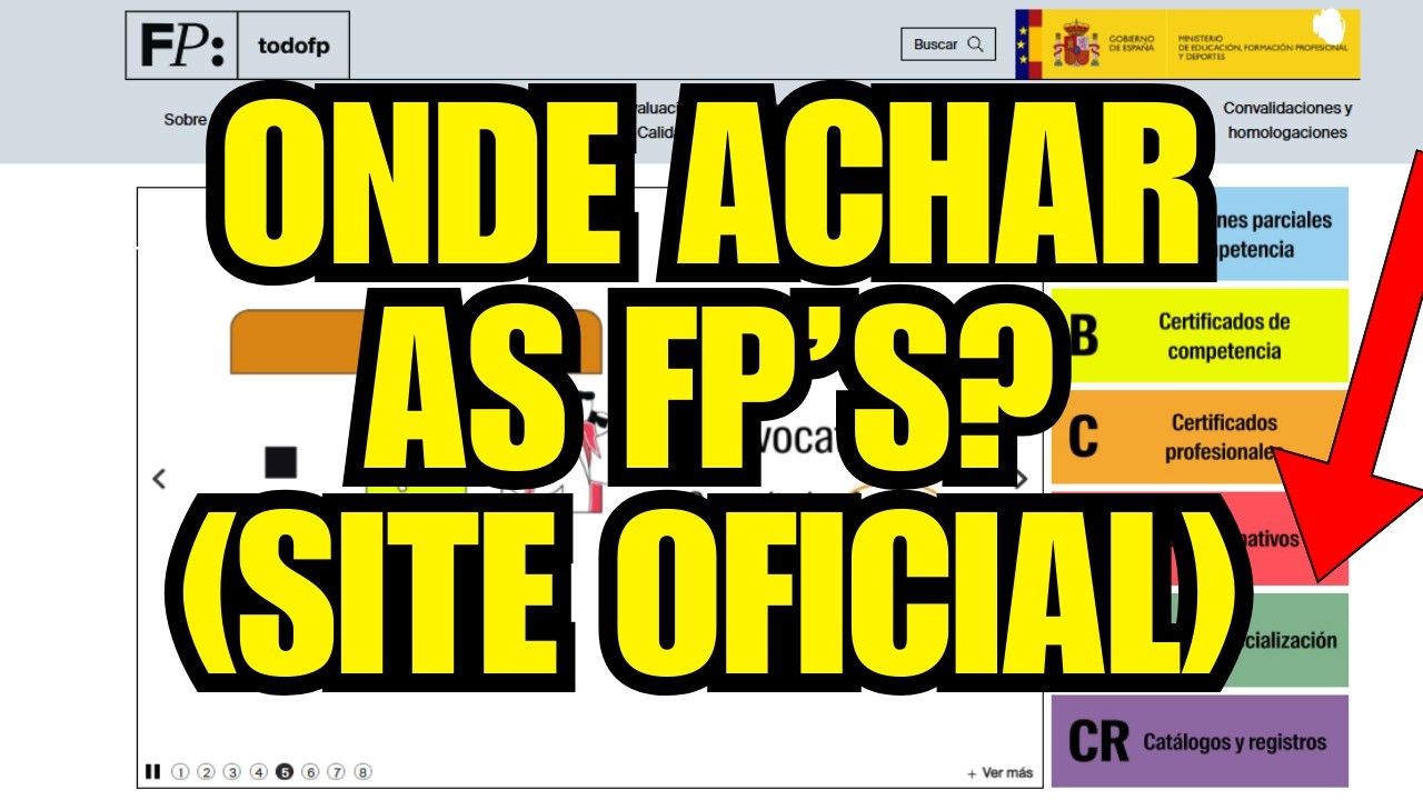 O SITE OFICIAL PARA ACHAR FP NA ESPANHA: Onde encontrar os Cursos Técnicos (Passo a Passo) 💻🇪🇸