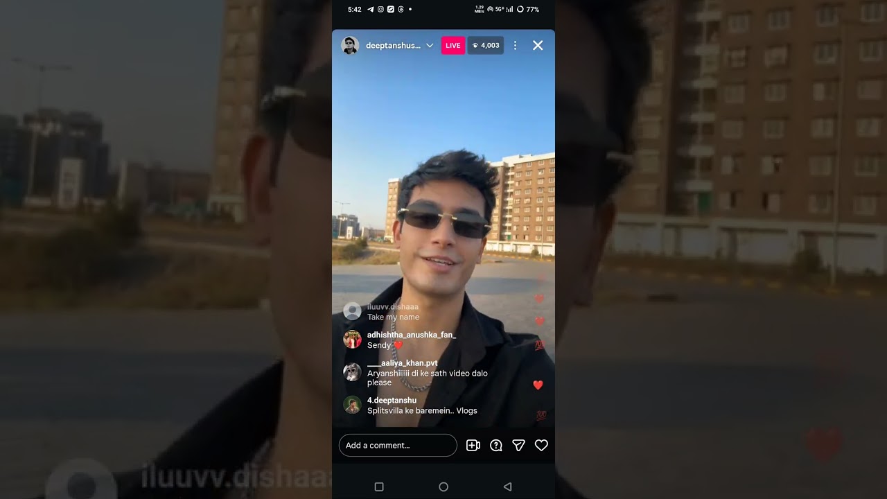 Deeptanshu Goes Live 🔥 | Big Updates & Episode Talk from Splitsvilla 16