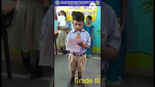 Assembly Presentation by grade 3 students