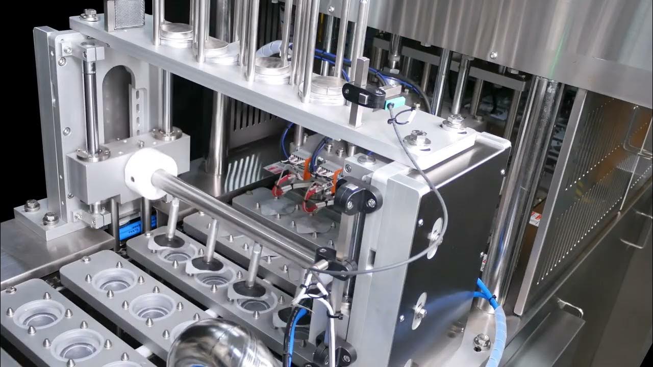 Sauce Cup Filling and Sealing Machine, SP 1204B YouTube