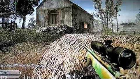 COD4 Sniping Overgrown