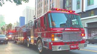 LAFD Light Force 9 Responding