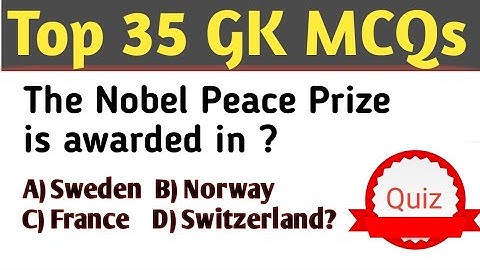 35 General Knowledge MCQs | Competitive Exam Preparation | CSS, PMS, JKPSC, PPSC, SST, CT, kppsc |