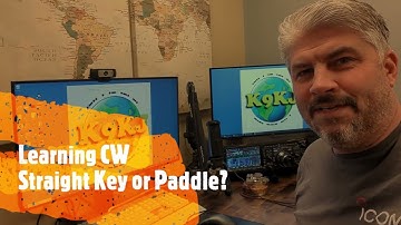 Learning Morse Code (CW) - Straight Key or Paddle?