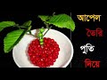 পুতি দিয়ে আপেল তৈরি // Make a Apple With Puti//Apple Making//পুতির আপেল//আপেল তৈরি.