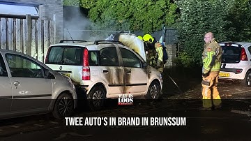 TWEE AUTO’S IN BRAND IN BRUNSSUM