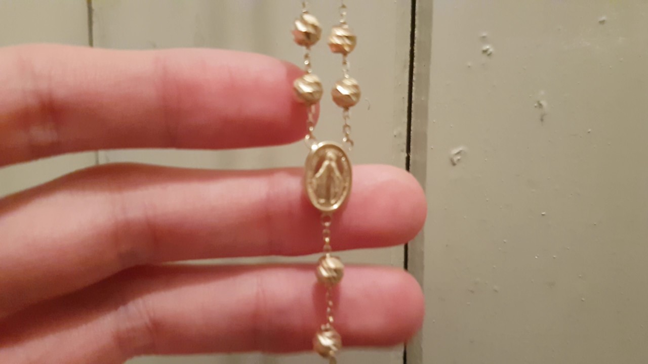 6000€ Design Rosenkranz aus Gold