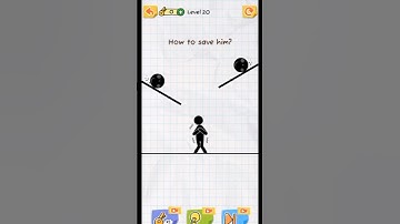 Draw 2 save level 20 Gameplay #shorts #viral #shortvideo