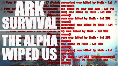 Ark Survival Evolved PVP Server Raid - The Alpha Tribe Wiped Us! (Xbox One)