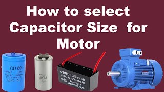 How to select Capacitor Size or Rating for motor screenshot 5