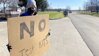 Franklin County Public health runs out of COVID test kits within an hour