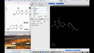 Avogadro tutorial (create a PDB for a ligand) screenshot 2