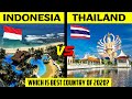 Indonesia VS Thailand | Country Comparison | Military, GDP, Currency, Population, etc.