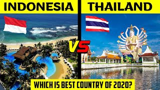 Indonesia VS Thailand | Country Comparison | Military, GDP, Currency, Population, etc.
