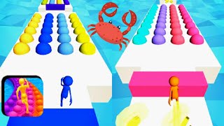 Pop It Run 🔥💰🤑 Gameplaywalkthrough Android iOS (Levels11-12) screenshot 3