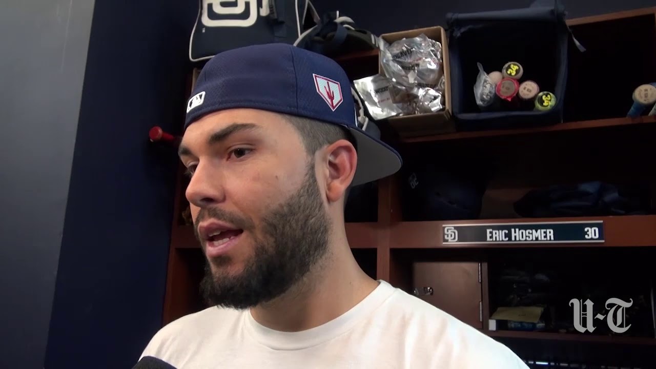 Padres 1B Eric Hosmer on reporting to camp and the possibility of