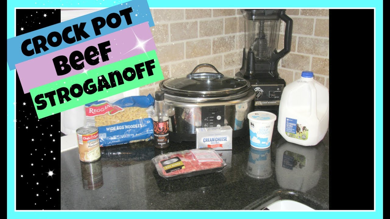 Tip Tuesday: Crock Pot Beef Stroganoff - YouTube