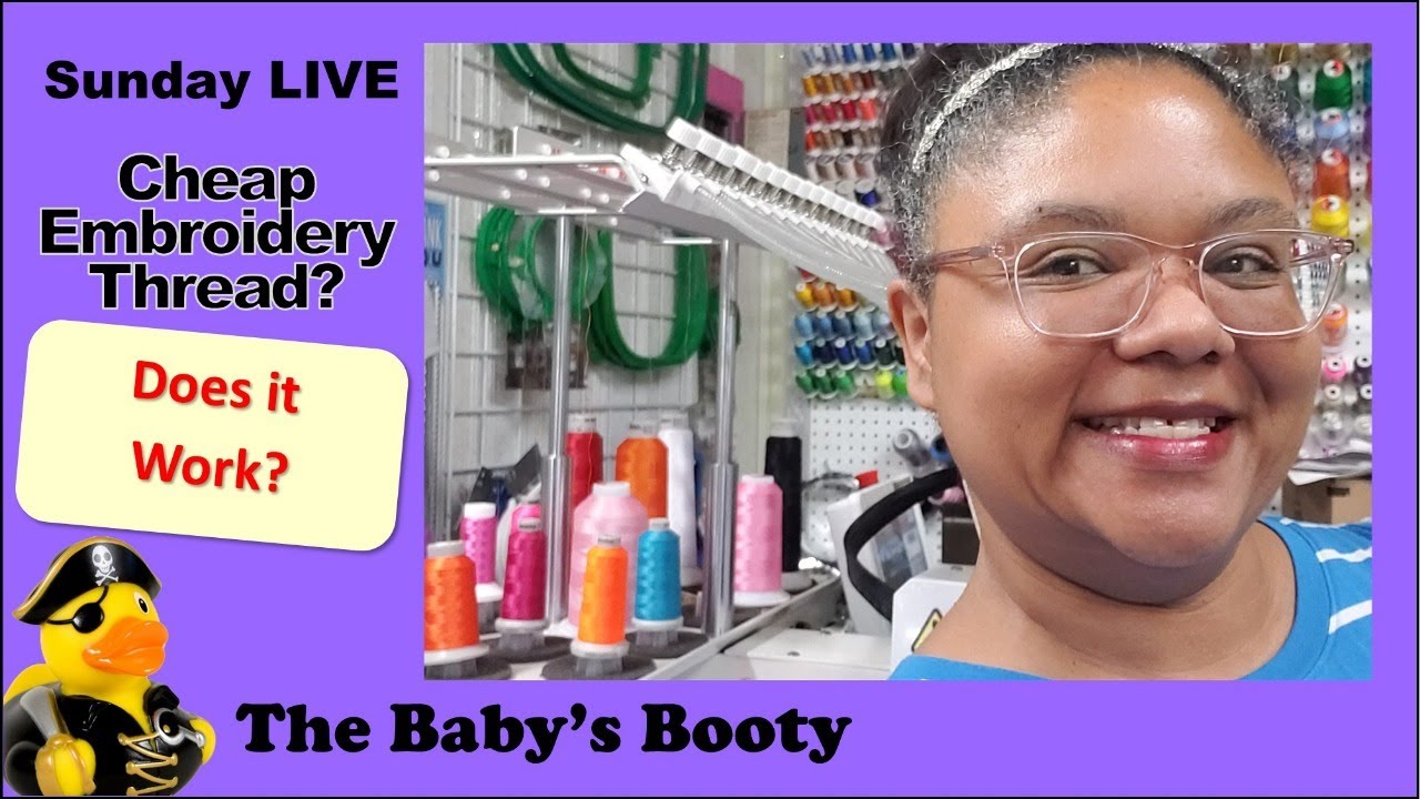 Cheap Embroidery Thread, Does it work? Embroidery for Beginners YouTube