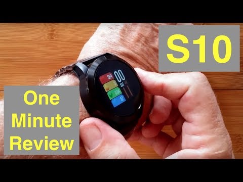 DT No.1 S10 Sport Business IP68 Waterproof Smartwatch: One Minute Overview
