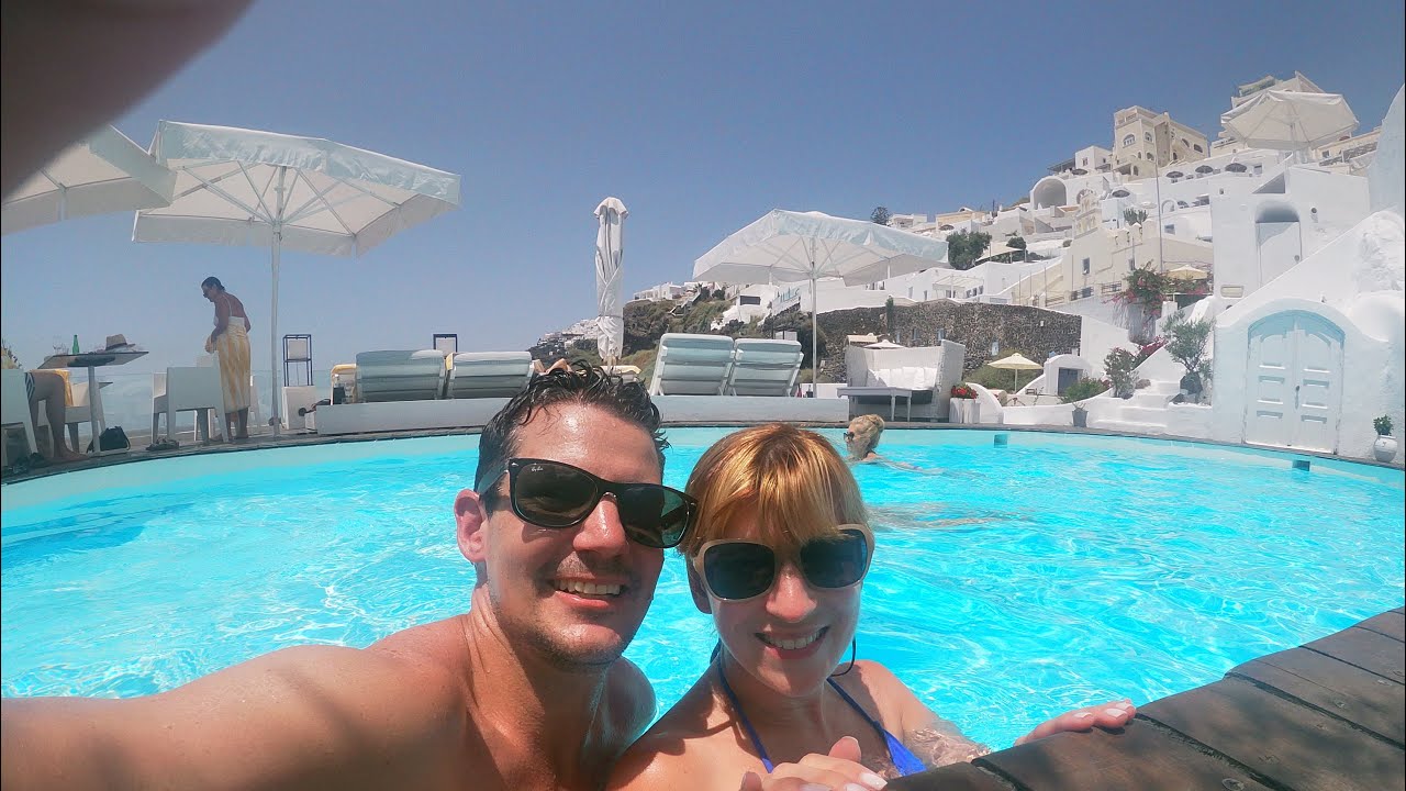 Pool and Room Tour of ‘Experience Suite’ at Sunrocks Hotel in Santorini
