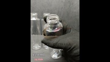 Introducing 120 ml Transparent Cylindrical Pet Bottles [Neck Size: 24 mm] by M.C. PIPWALA!