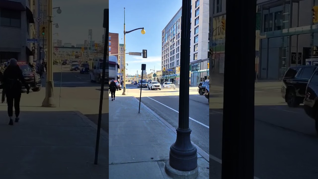 US President Joe Biden visits the Parliament Ottawa