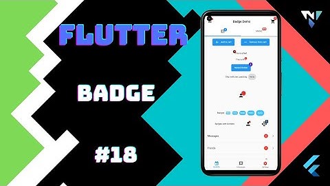 @Google #Flutter Tutorial for Beginners #18: Fun with Badges in Flutter