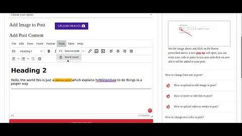 How to use TinyMCE editor | Styling content using TinyMCE editor