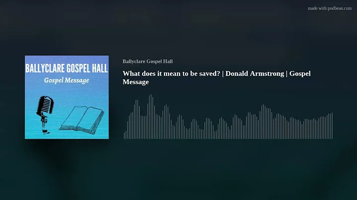 What does it mean to be saved? | Donald Armstrong ...