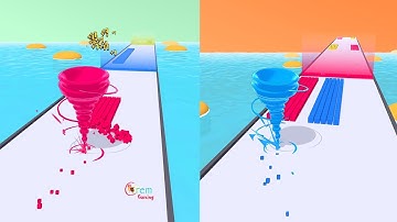 Crazy Tornado Colors - Gameplay Walkthrough (Levels 1-2) | Cremgaming