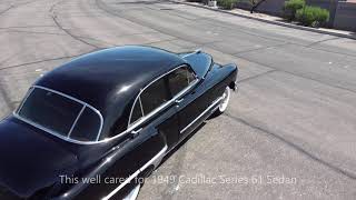 1949 Cadillac Series 61 Sedan, Well Maintained, Recently Serviced, Great for Tours!