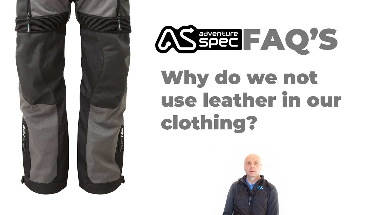 Why do we not use leather in our clothing? - YouTube