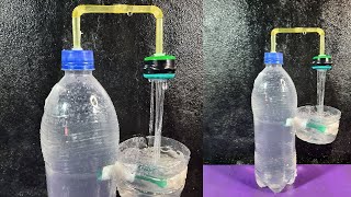 DIY   How to make beautiful water fountain from plastic bottle // Water fountain craft