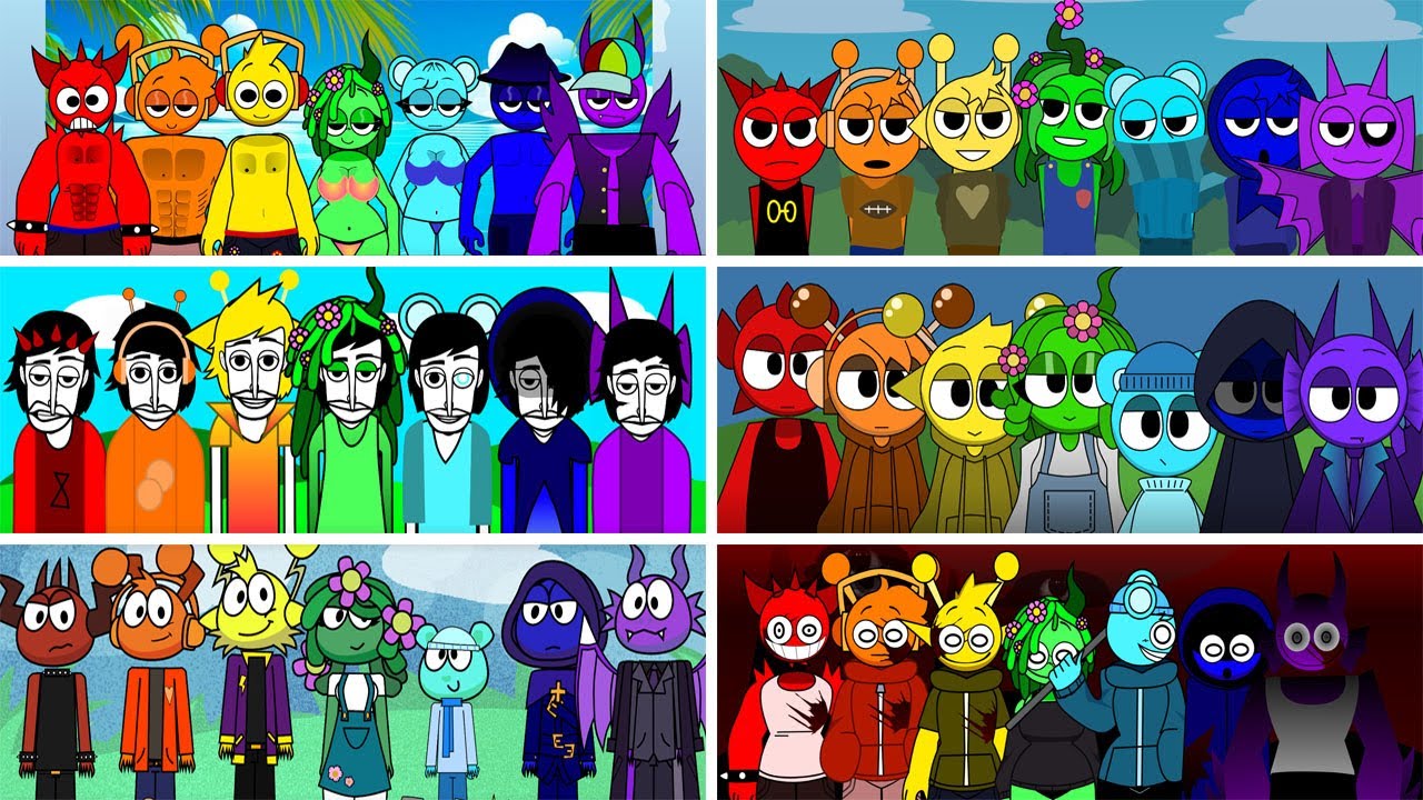 Incredibox - Sprunki, но RAINBOW в ALL Human Edition | Часть 8