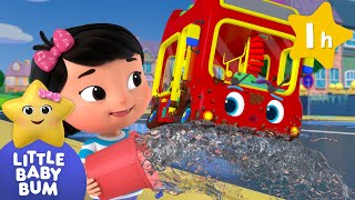 muddy puddles bus wash song littlebabybum nursery rhymes one hour baby songs mix
